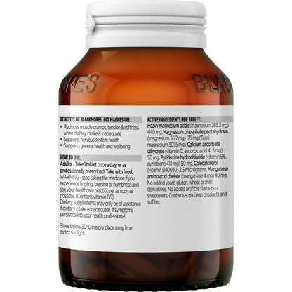 Blackmores Bio Magnesium Muscle Health Tablets 150 pack