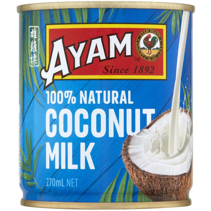 Ayam 100% Natural Coconut Milk 270ml