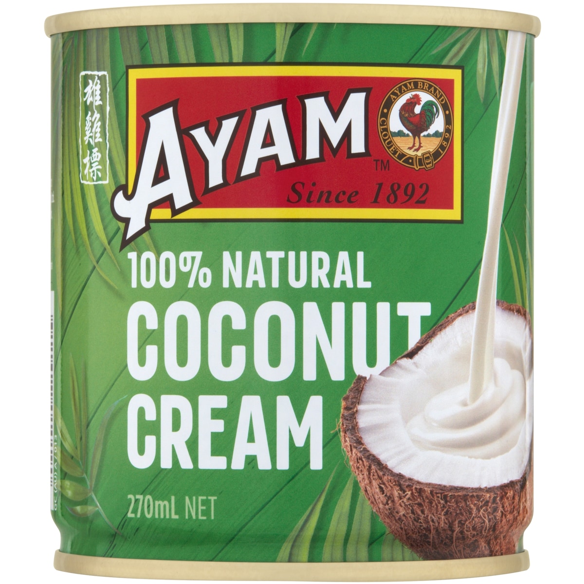 Ayam 100% Natural Coconut Cream 270ml