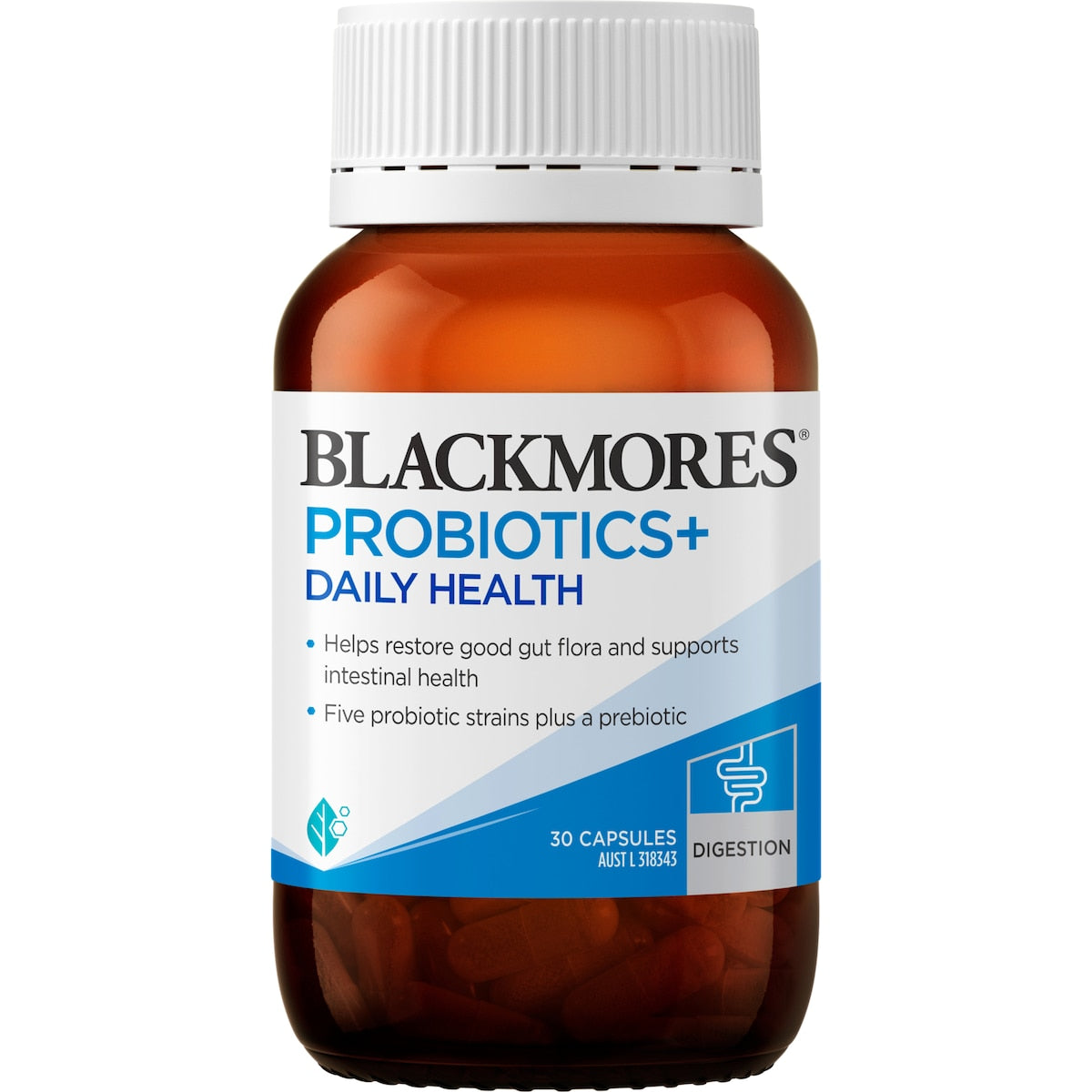 Blackmores Probiotics+ Daily Health Gut Health Vitamin Capsules 30 pack