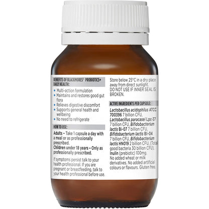 Blackmores Probiotics+ Daily Health Gut Health Vitamin Capsules 30 pack