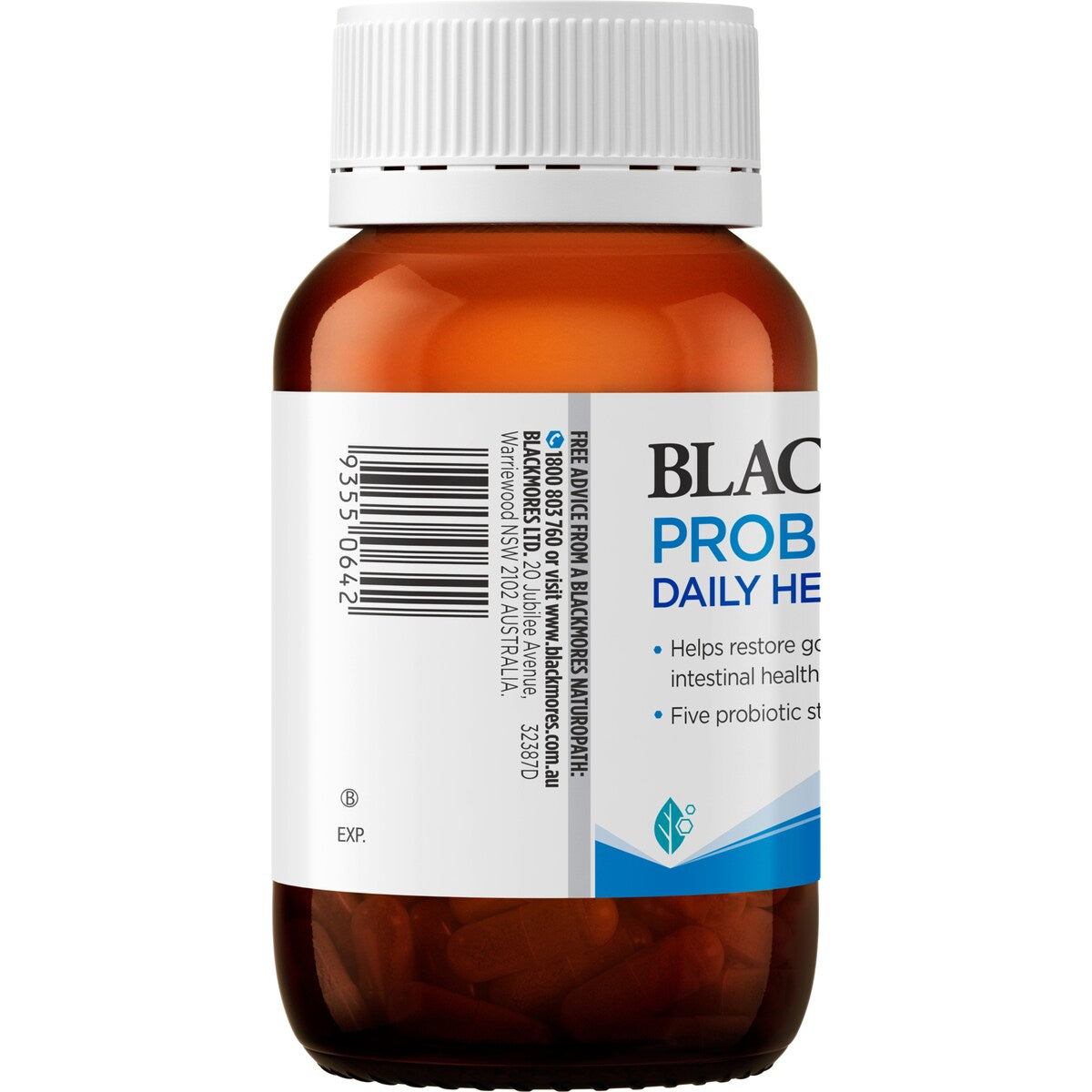 Blackmores Probiotics+ Daily Health Gut Health Vitamin Capsules 30 pack