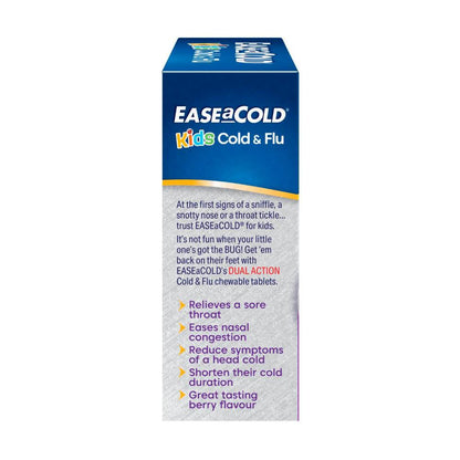 Ease A Cold Kids Cold And Flu Chewable Tablets - 24 pack