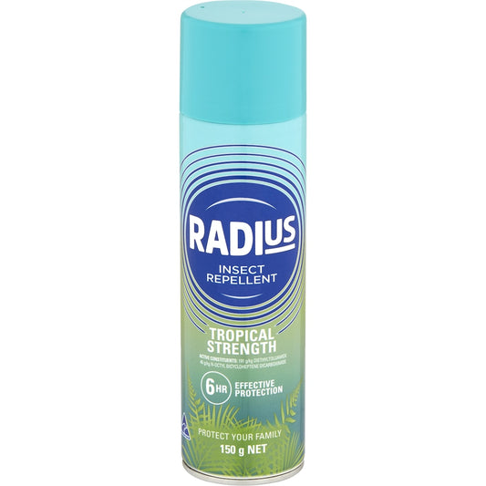 Radius Insect Repellent Tropical Strength 150g