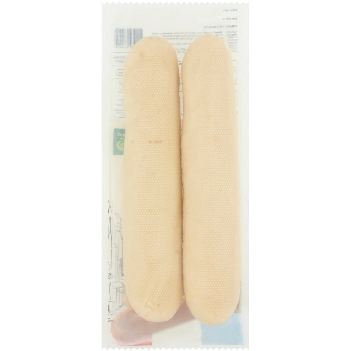 Menissez Bake At Home White Baguettes 2 Pack