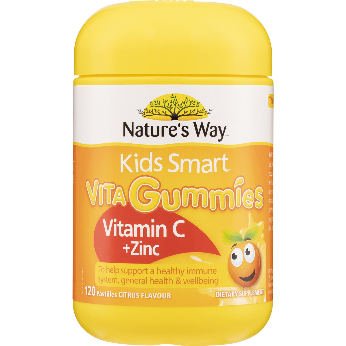 Nature's Way Kids Smart Vita Gummies Vitamin C Plus Zinc 120 pack