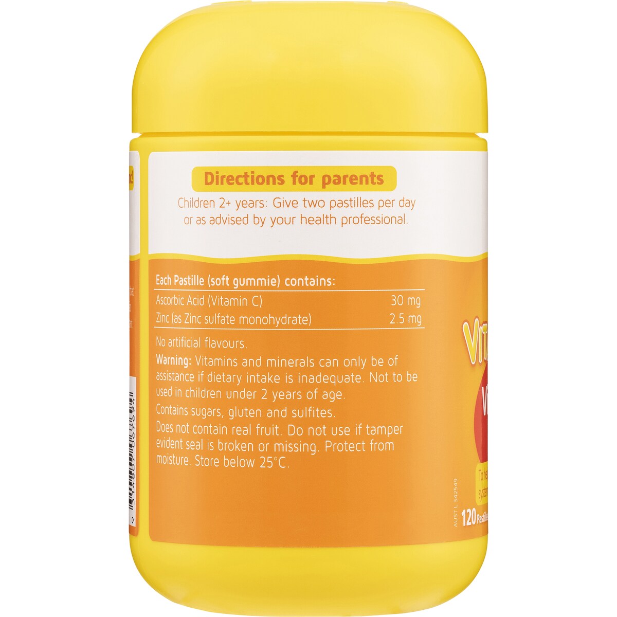 Nature's Way Kids Smart Vita Gummies Vitamin C Plus Zinc 120 pack