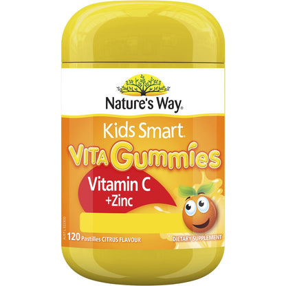 Natures Way Kids Smart Vita Gummies Vitamin C Plus Zinc 120 pack