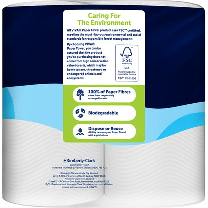 Viva White Paper Towel 6 X 60 Pack