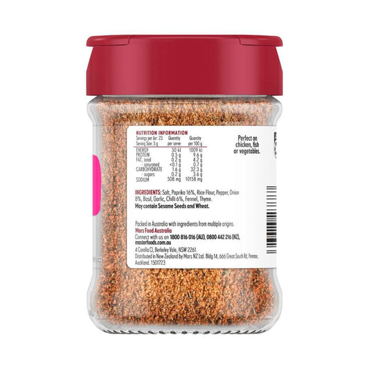 MasterFoods Family Hot Cajun Seasoning - 115g