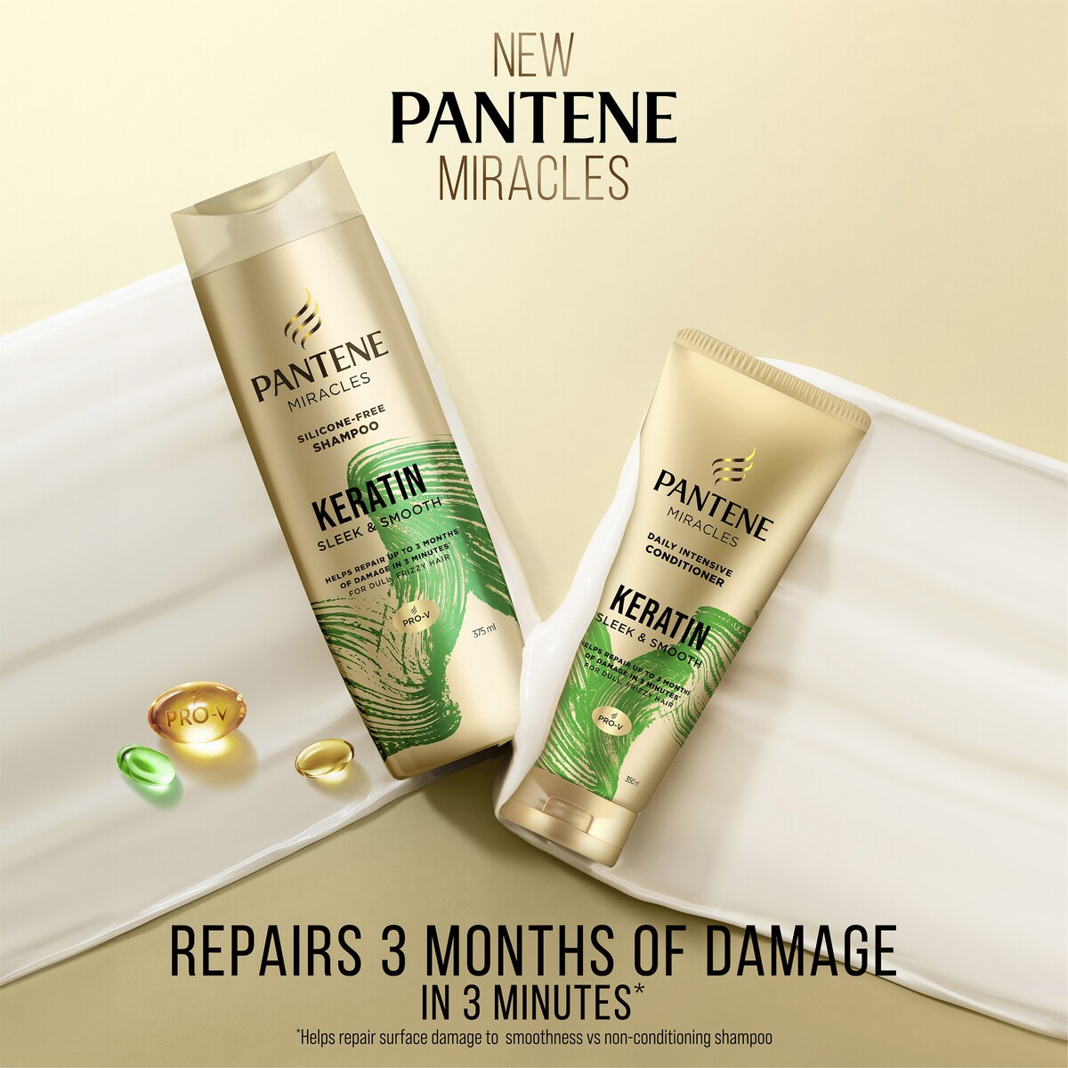 Pantene Keratin Silicone-Free Shampoo 650mL