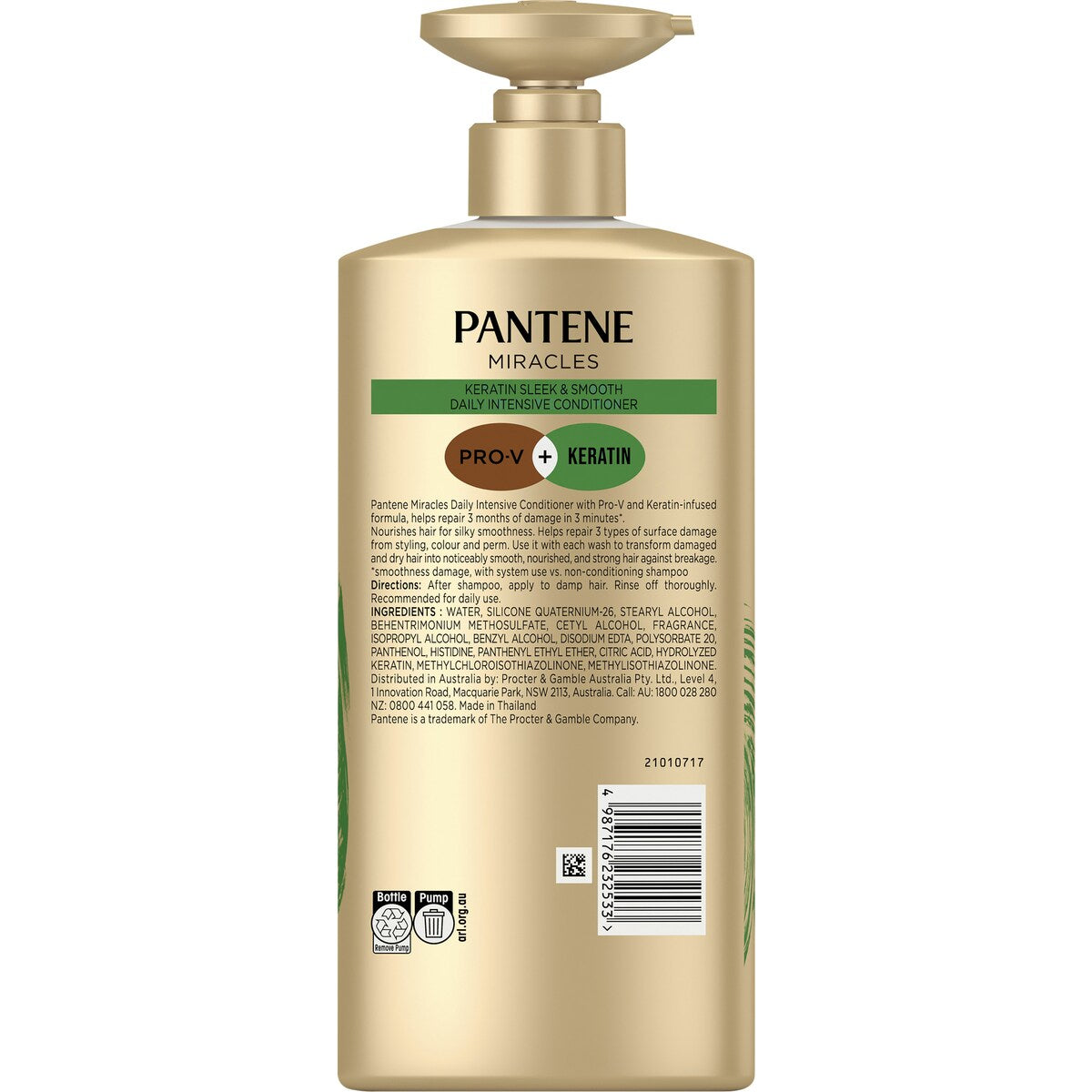 Pantene Keratin Daily Intensive Conditioner 600mL