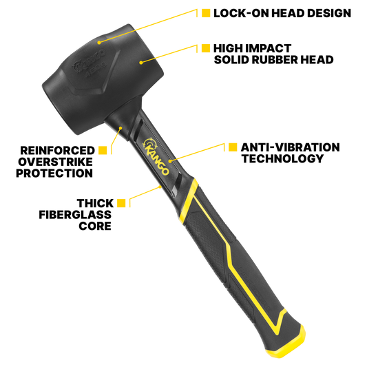 Kango Black Rubber Mallet  680g