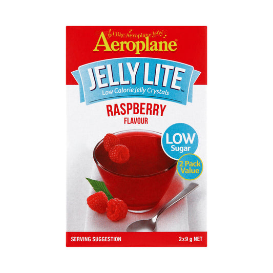 Aeroplane Lite Raspberry Jelly Crystals 2 Pack - 18g