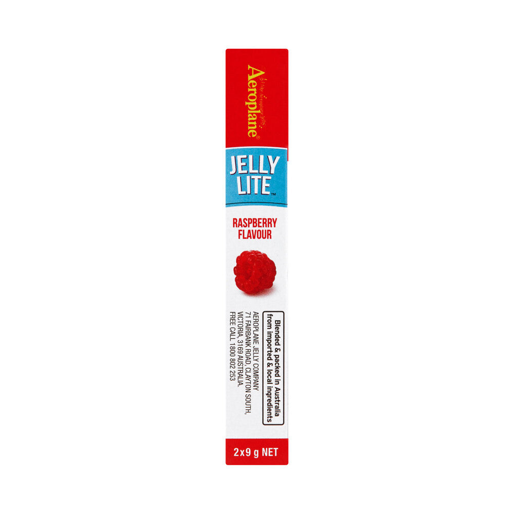 Aeroplane Lite Raspberry Jelly Crystals 2 Pack - 18g