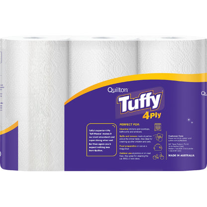 Quilton Tuffy 4 Ply White Paper Towel 3 X 60 Pack
