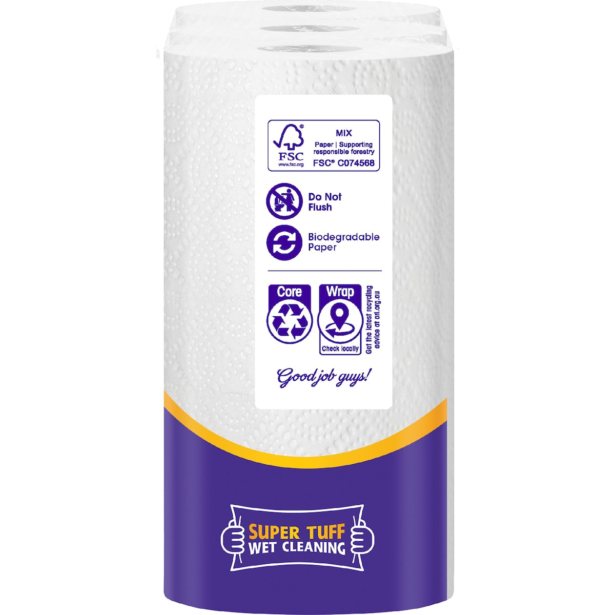 Quilton Tuffy 4 Ply White Paper Towel 3 X 60 Pack