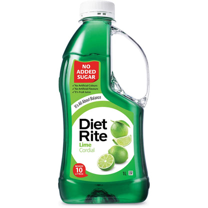 Diet Rite Cordial Lime 1L