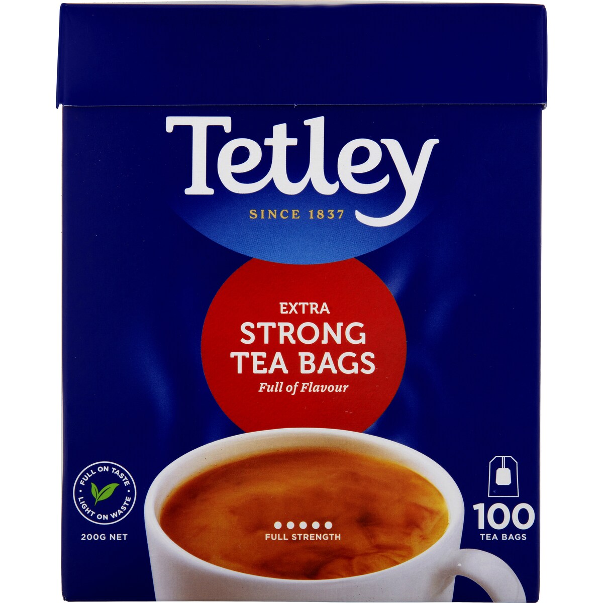Tetley Extra Strong Tea Bags 100 Pack