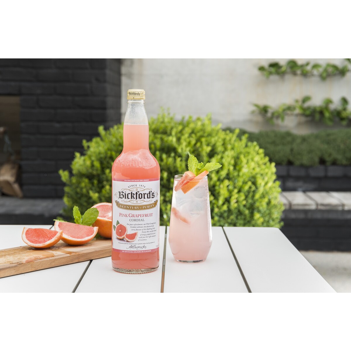 Bickford's Cordial Pink Grape Fruit 750mL