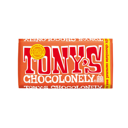 Tony's Chocolonely Milk Chocolate Caramel Sea Salt - 180g