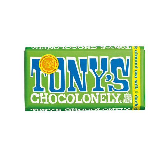 Tony's Chocolonely Dark Chocolate 51% Almond Sea Salt - 180g