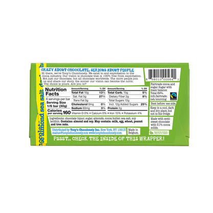 Tony's Chocolonely Dark Chocolate 51% Almond Sea Salt - 180g