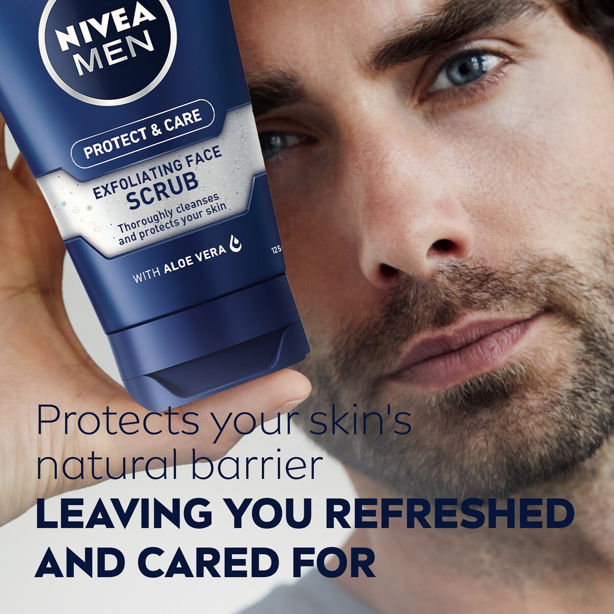 Nivea Men Protect & Care Face Wash & Exfoliating Face Scrub 125ml