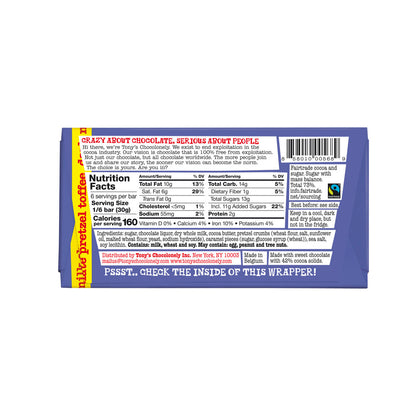 Tony's Chocolonely Dark Chocolate 42% Pretzel Toffee - 180g