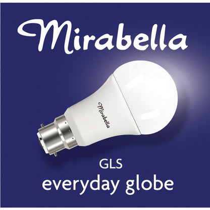 Mirabella 14W 1400lm LED GLS Everyday Globe Bayonet Warm White each