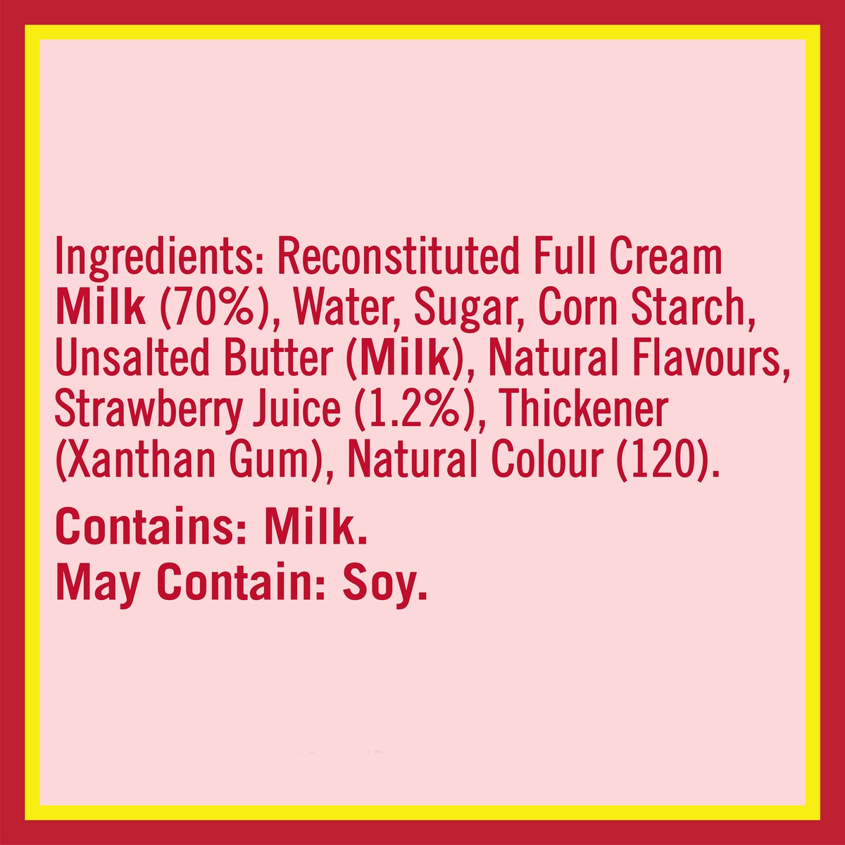 Foster Clark's Snak Pack Strawberry Flavoured Custard Pouch 120g
