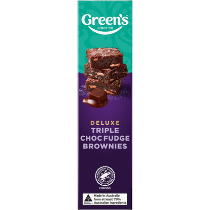 Greens Brownie Mix Triple Chocolate Fudge 500g