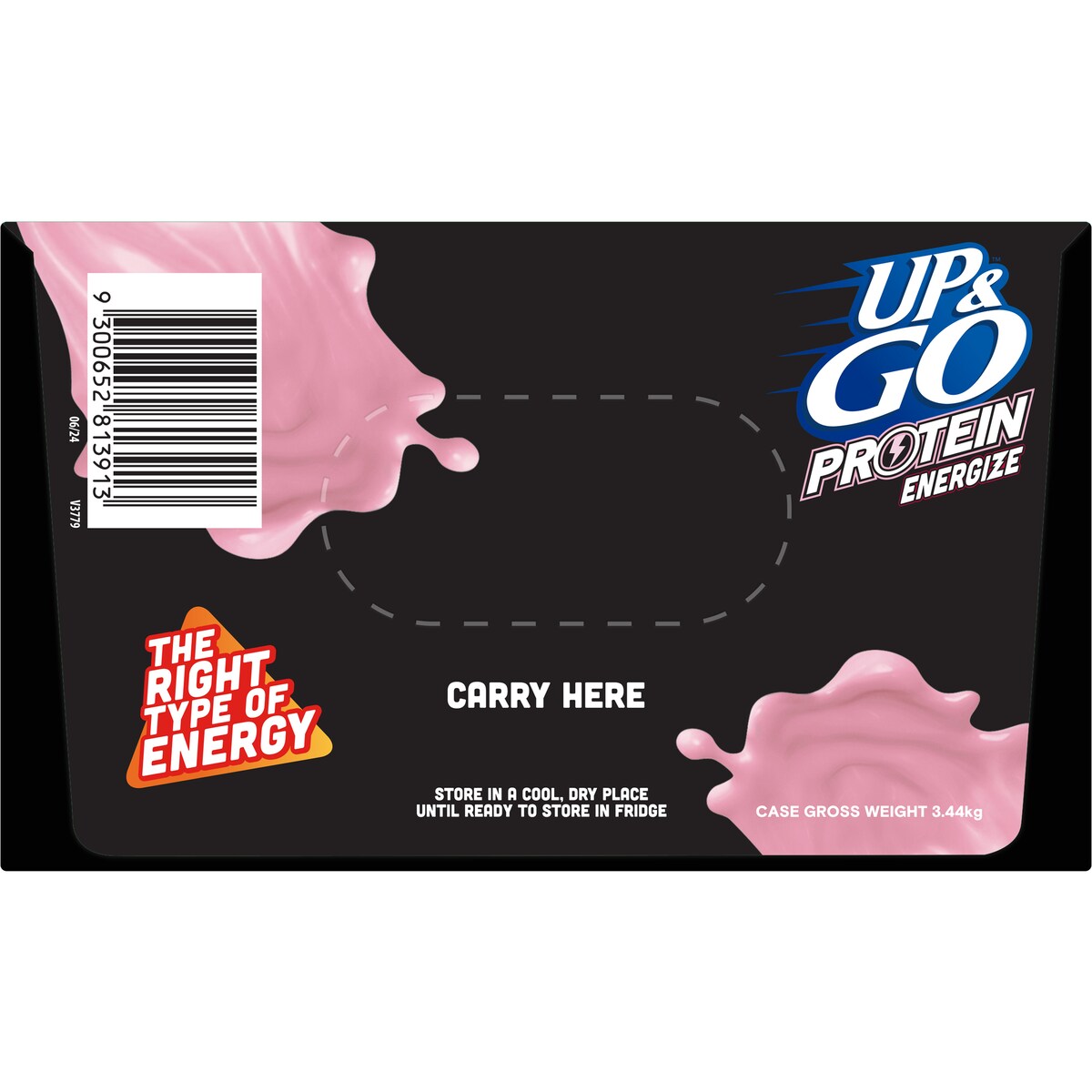 Sanitarium Up & Go Protein Energize Strawberry Flavour 250ml x 12 pack