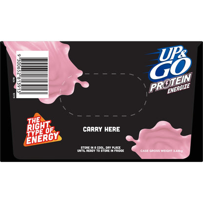 Sanitarium Up & Go Protein Energize Strawberry Flavour 250ml x 12 pack