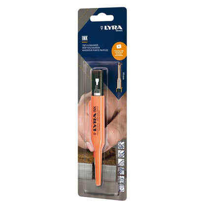Lyra Black Deep Hole Permanent Construction Marker - 1mm - 35mm