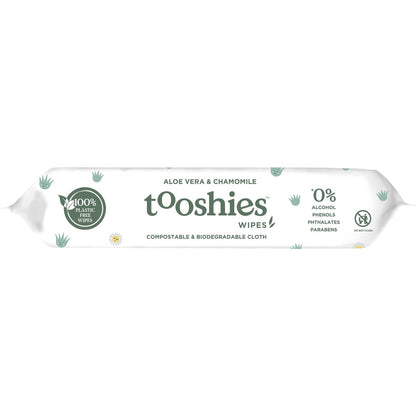 Tooshies Eco Wipes Aloe Vera & Chamomile Baby Wipes 70 Pack