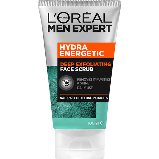 Loreal Men Expert Hydra Energetic Deep Exfoliating Face Scrub 100ml