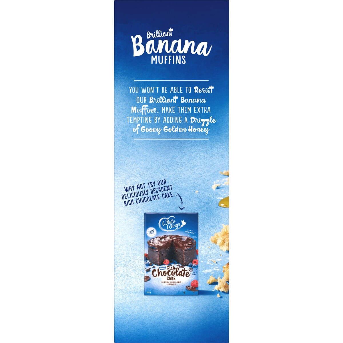 White Wings Banana Muffin 455g
