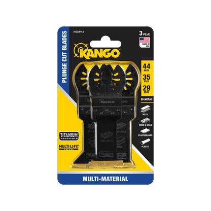 Kango Multi Tool Blade Set - 29, 35, 44mm