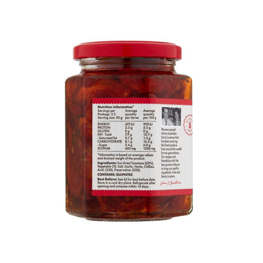 Sandhurst Sundried Tomatoes In Vegetable Oil - 270g