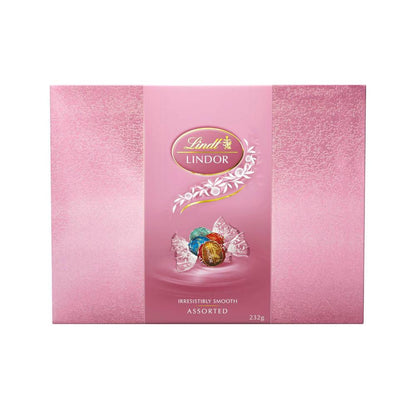 Lindt Lindor Pink Assorted Gift Box - 232g