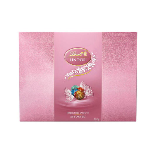 Lindt Lindor Pink Assorted Gift Box - 232g