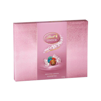 Lindt Lindor Pink Assorted Gift Box - 232g