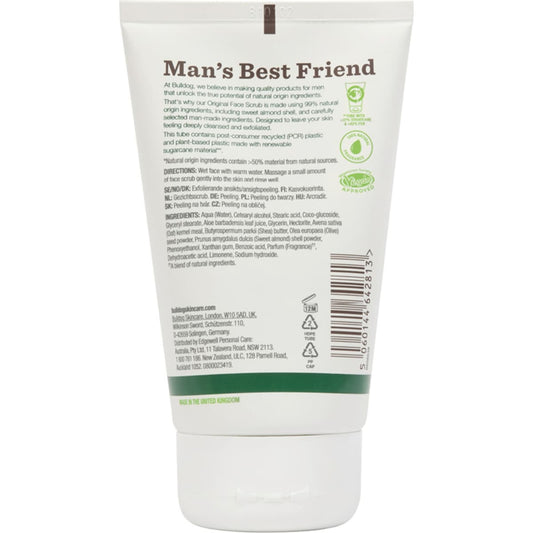 Bulldog Skincare Skincare For Men Original Face Scrub 125ml