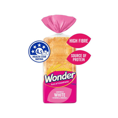 Wonder White Bread + Vitamins & Minerals - 700g