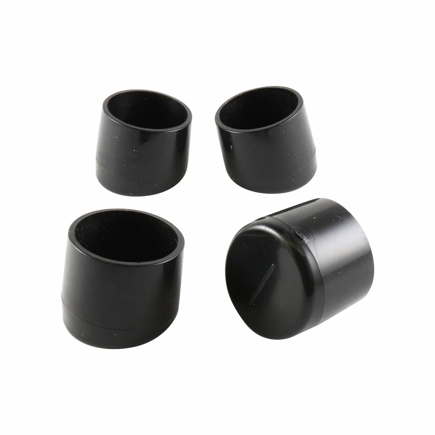 Surface Gard Black Angled Plastic External Chair Tip - 25mm - 4 Pack