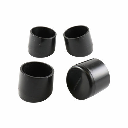 Surface Gard Black Angled Plastic External Chair Tip - 25mm - 4 Pack