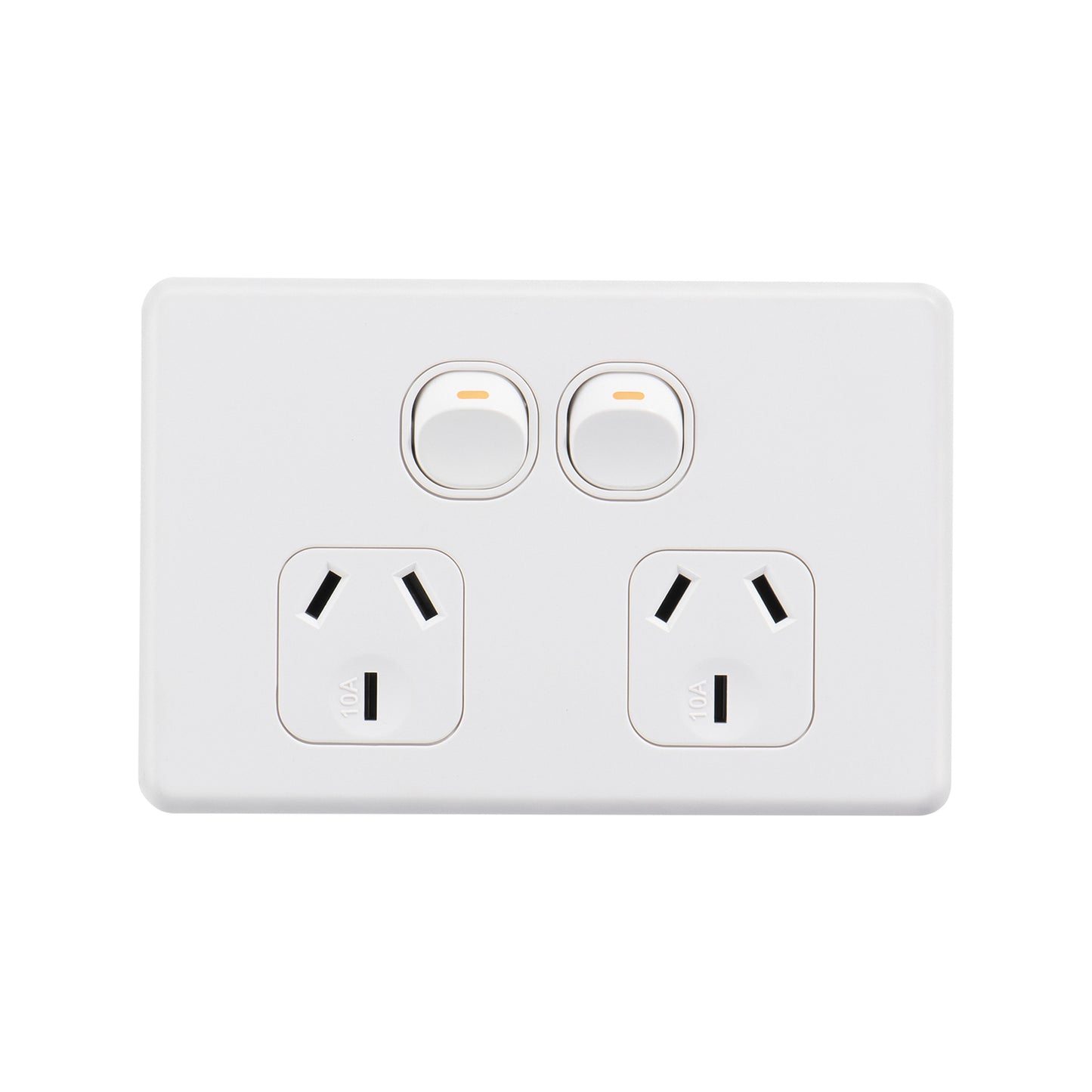 Deta White Matte S Line Double Power Point