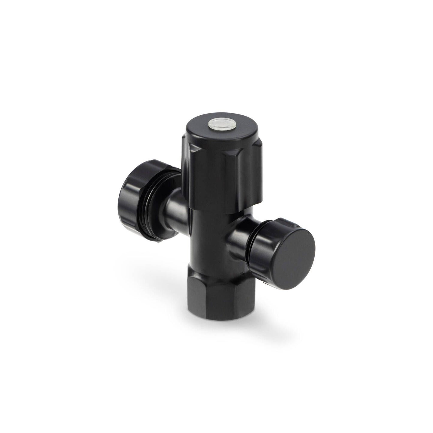 Brasshards 2 Way Under Sink Valve - 20mm x 15mm - Matt Black