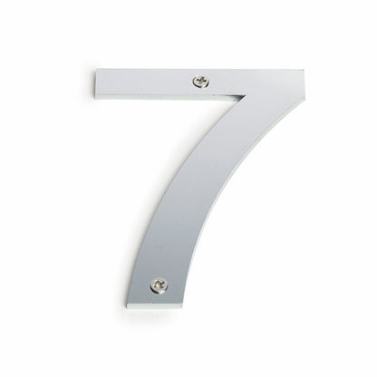 Sandleford Brushed Stainless Steel House Number 7 - 100mm